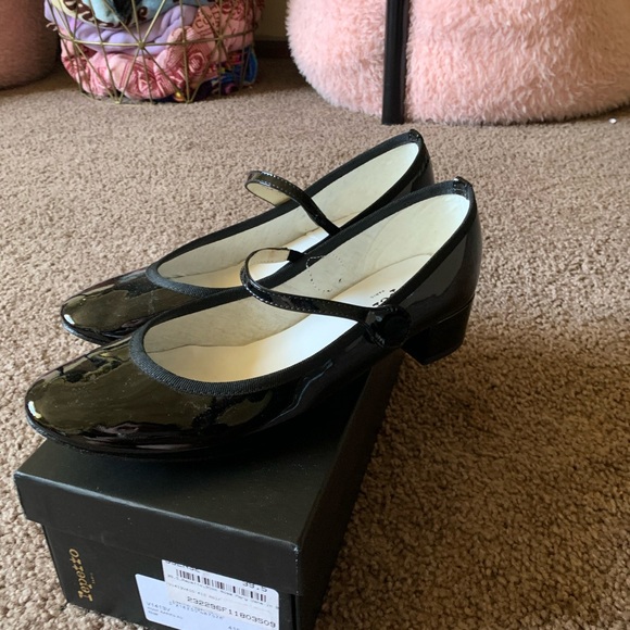 Repetto patent leather black heeled Rose mary janes 39.5 - Picture 3 of 15